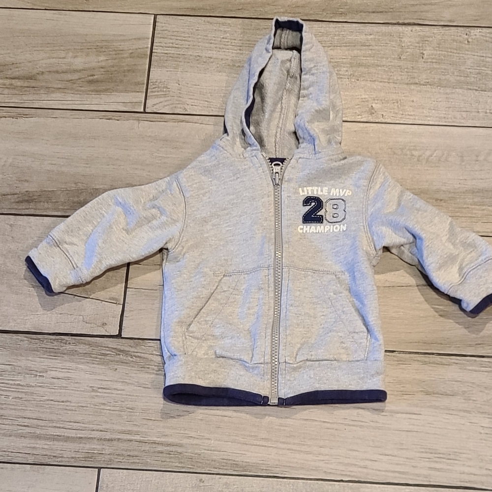🍁Carters Little MVP zip up sweatshirt🪅